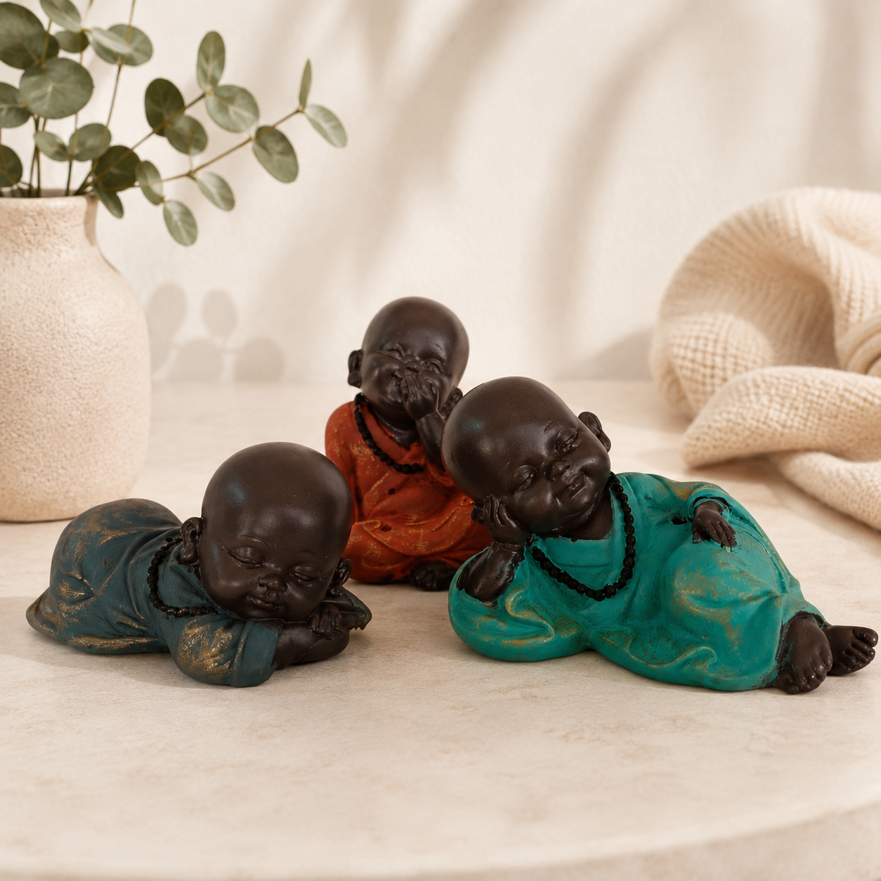 BUDA NIÑO ACOSTADO, SENTADO