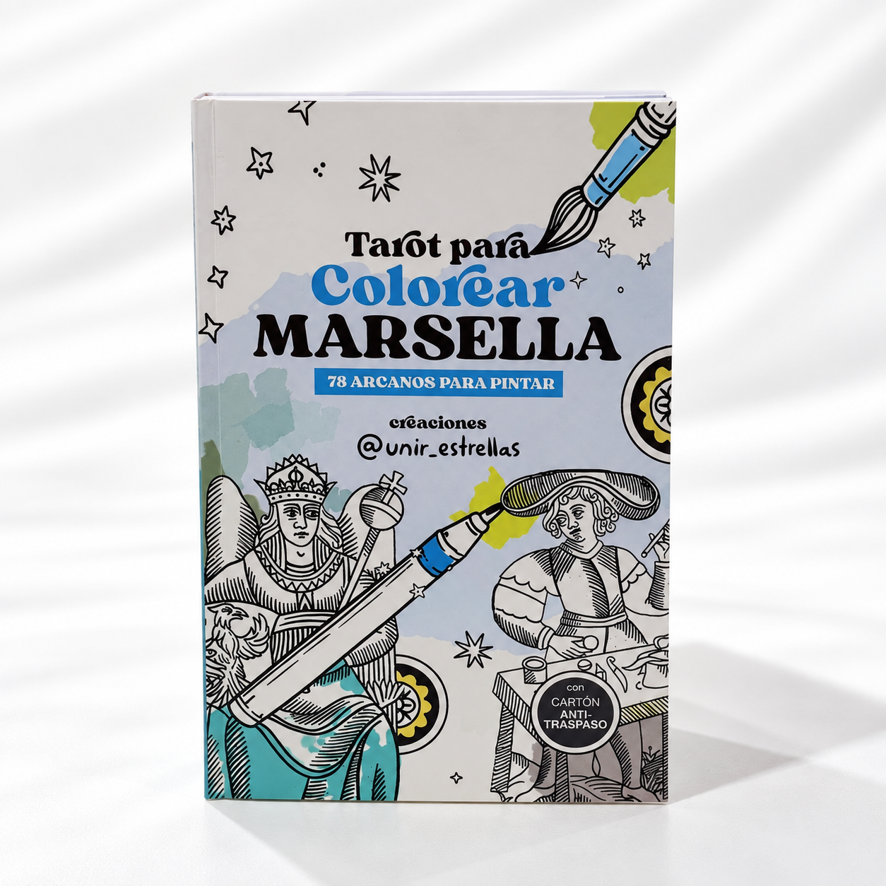 LIBRO TAROT PARA COLOREAR MARSELLA