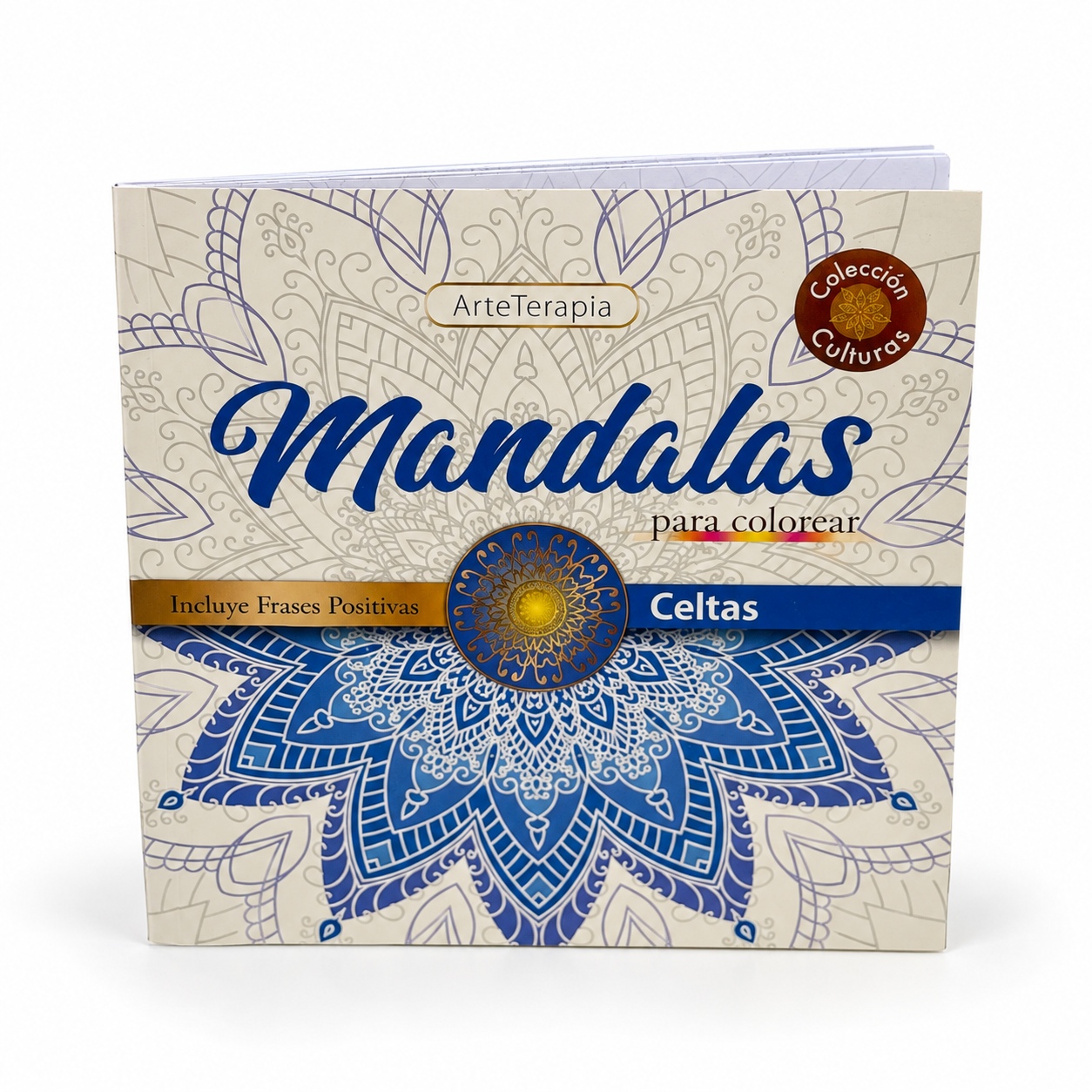 LIBRO ARTE TERAPIA PARA COLOREAR-CELTAS