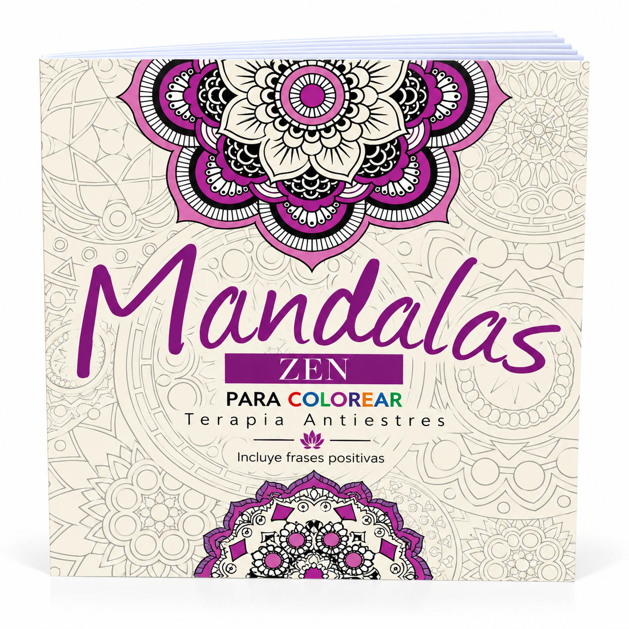 LIBRO MANDALAS ANTIESTRES PARA COLOREAR-ZEN