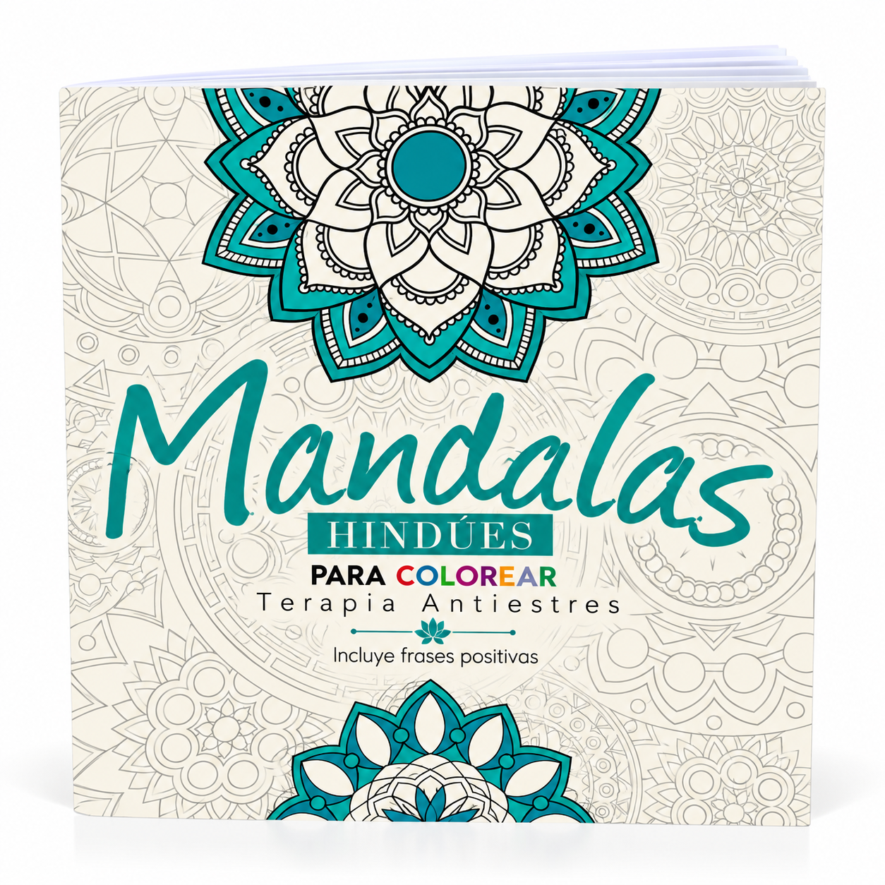 LIBRO MANDALAS ANTIESTRES PARA COLOREAR-HINDUES