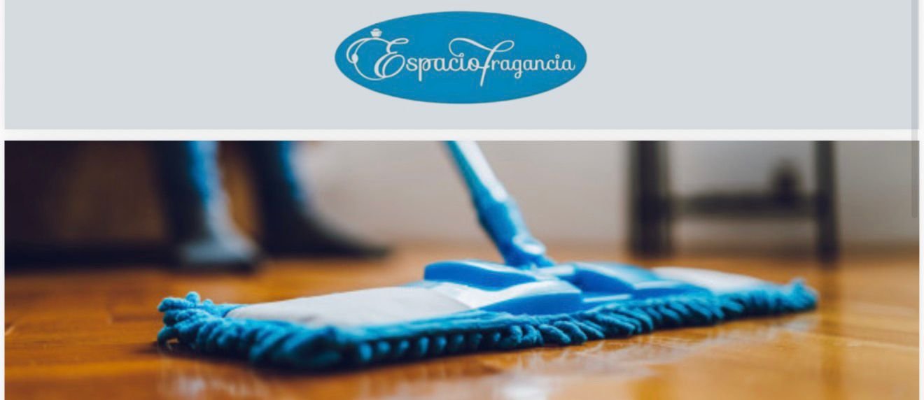 Limpieza espacio fragancia