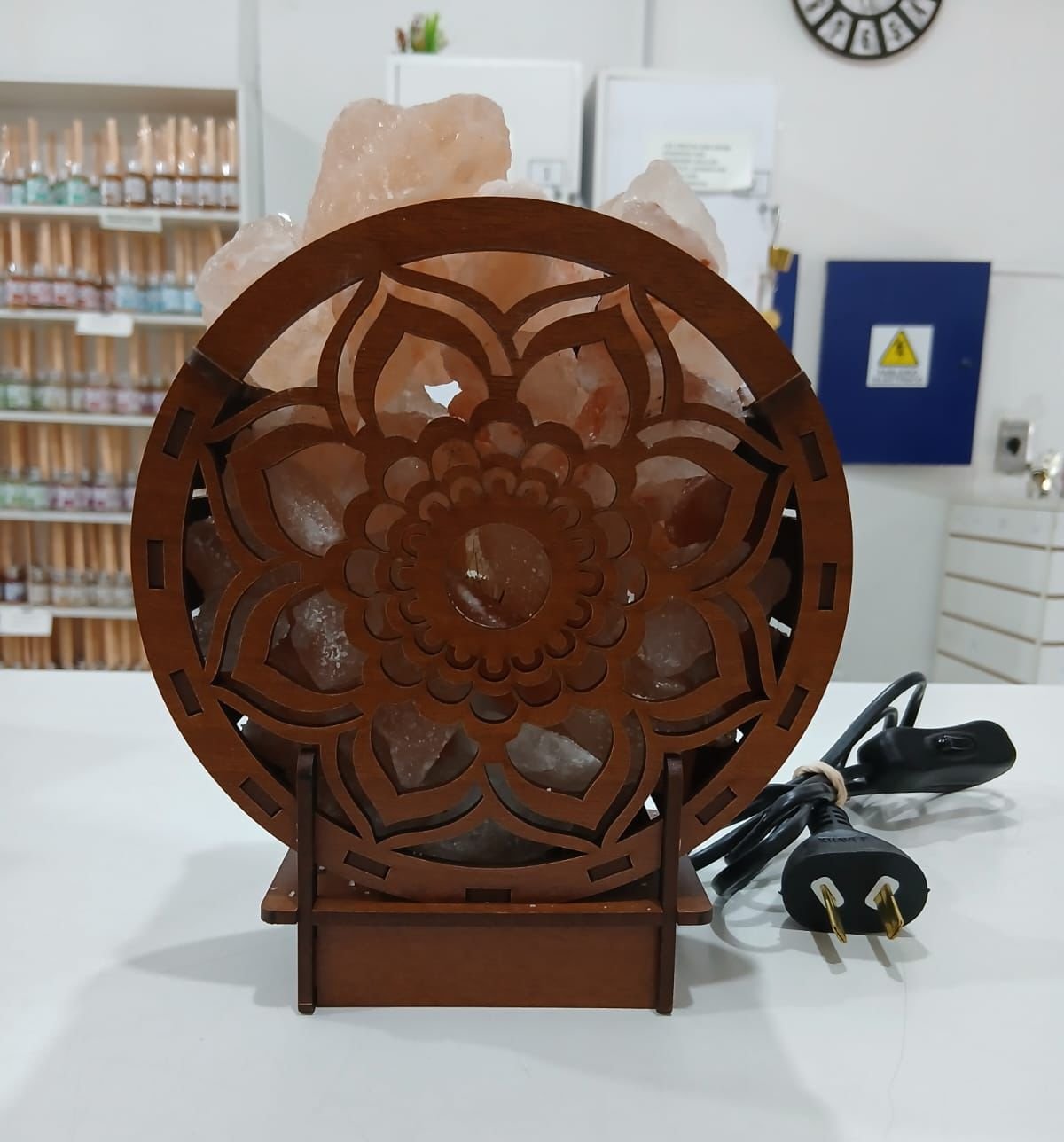 LAMPARA REDONDA CON BASE