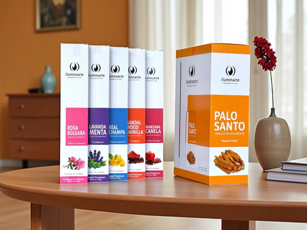 SAHUMERIO LINEA BLANCA X 12 VARILLAS