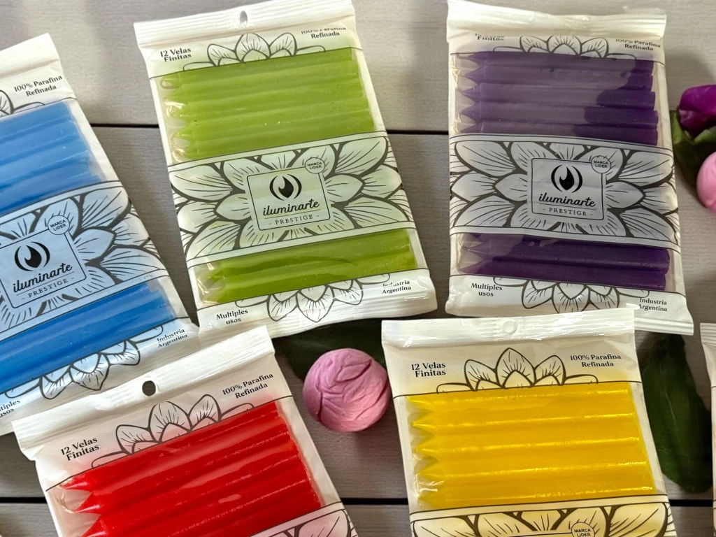 VELAS FINITAS PACK X12 UNIDADES