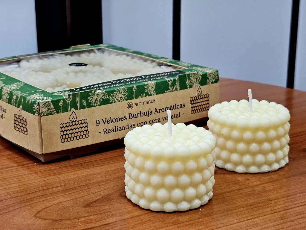 VELON BURBUJA CERA VEGETAL X UNIDAD