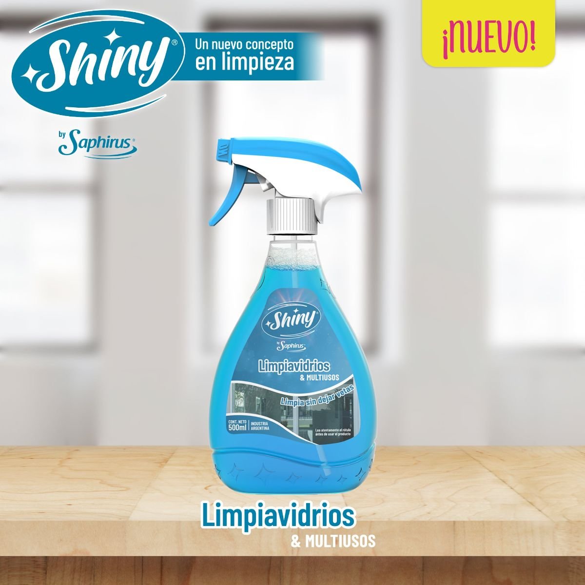 LIMPIAVIDRIOS MULTIUSO SHINY