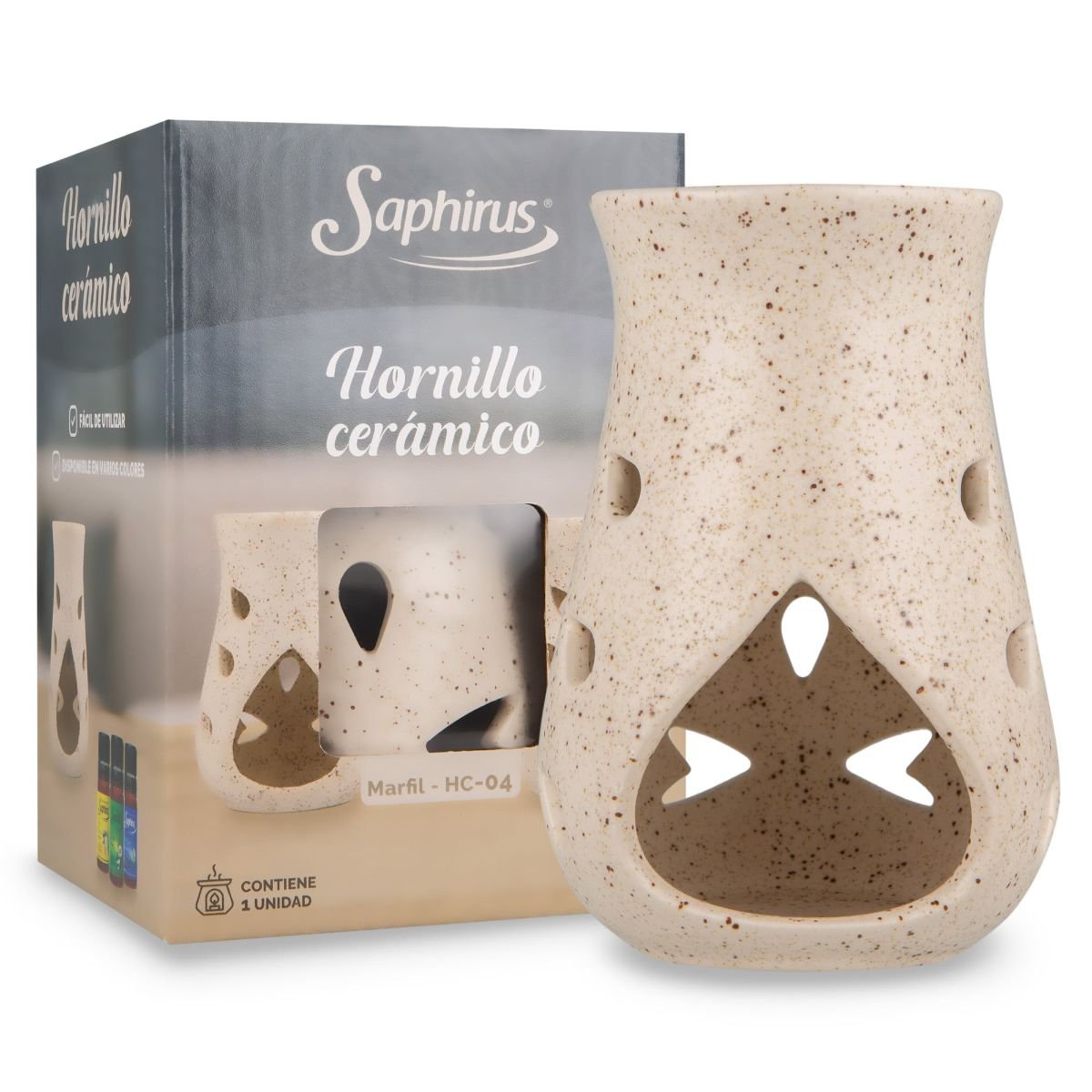HORNILLO CERAMICO MARFIL GRANDE SAPHIRUS