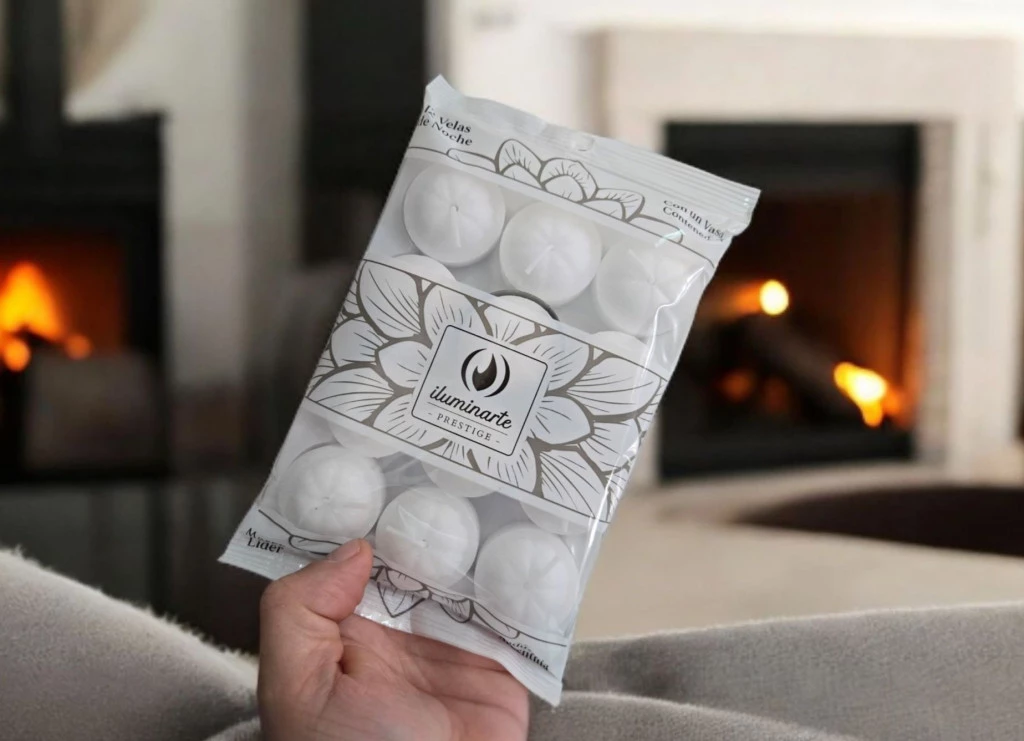 VELAS DE NOCHE X 12 BLANCAS